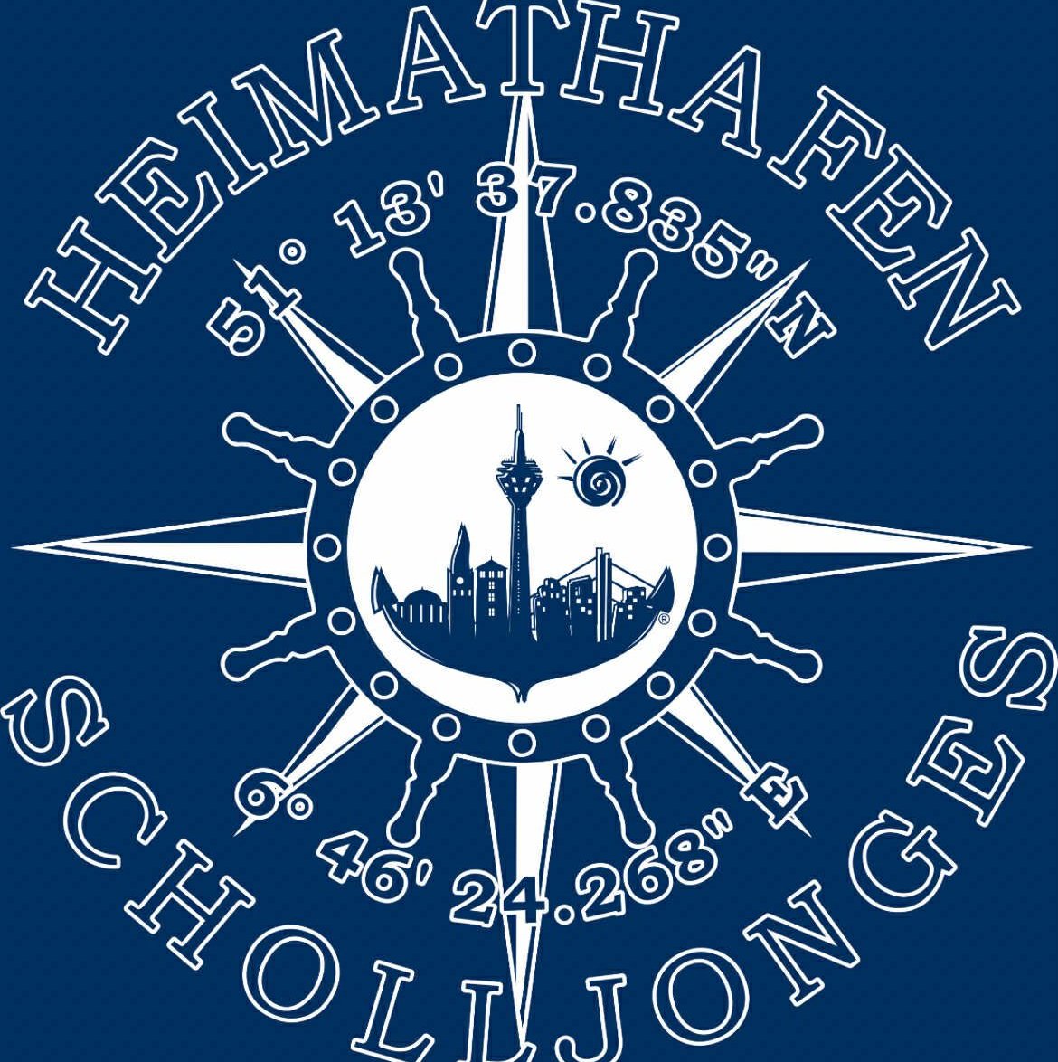 T Shirt Logo Heimathafen Düsseldorf Scholljonges
